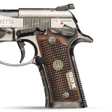 Beretta 92X Performance Turkish Walnut Wood Gun Grips NEW SET Nice Metal Logo