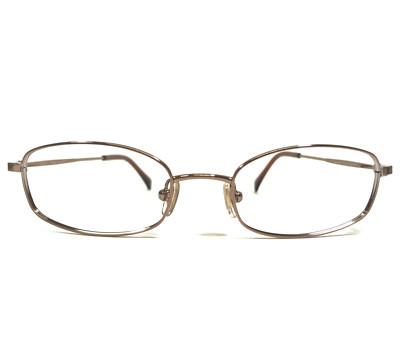 Ray-Ban Petite Eyeglasses Frames RB6105 2531 Champagne Gold Oval Wire 46-17-140