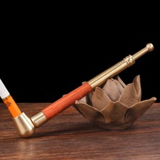 Filtro ottone classico portasigarette fumo bastone tabacco sigari pipa