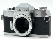 Near MINT MINOLTA SR-1 SLR Film Camera Silver from JAPAN