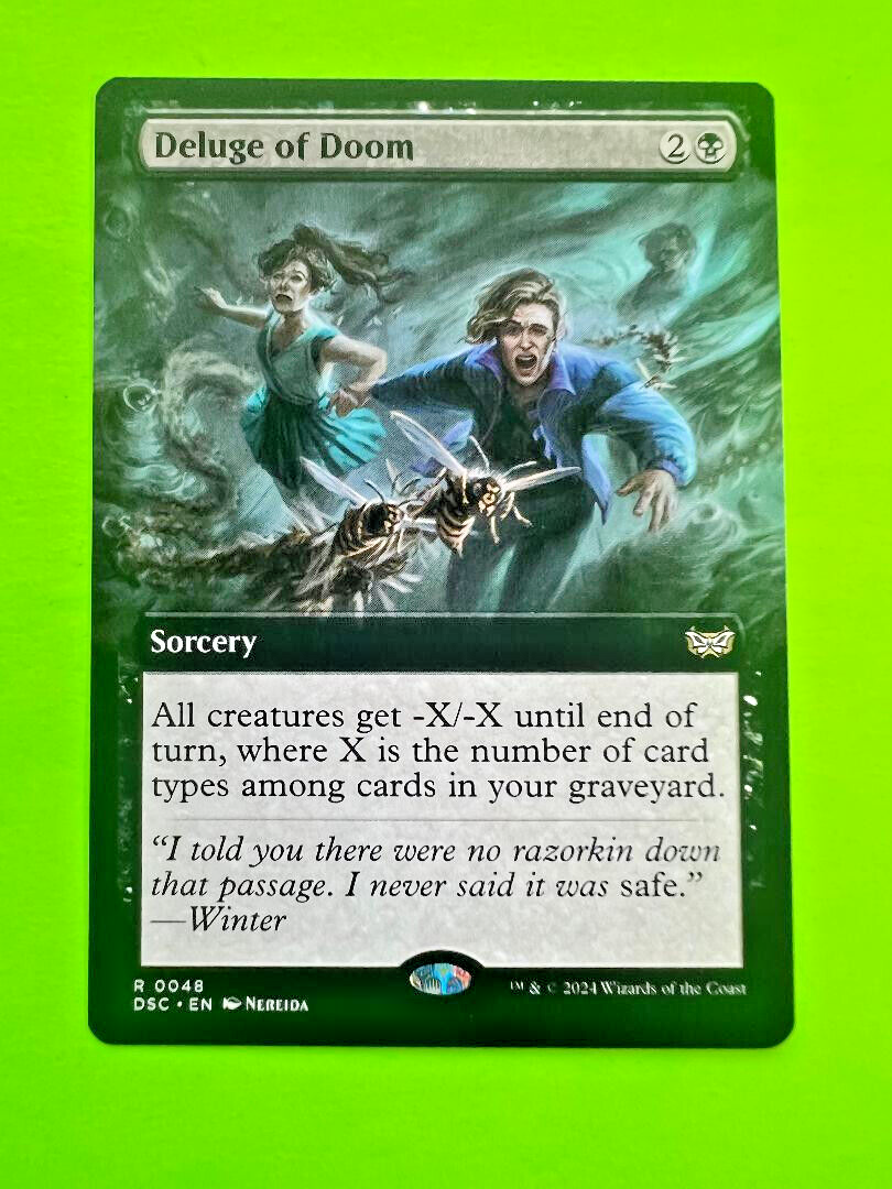MTG - Duskmourn House of Horror - Deluge of Doom - Extended Art