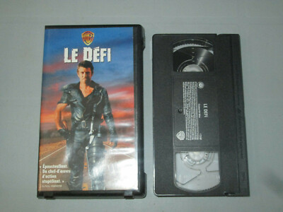 Le Defi/ Mad Max 2 (VHS)(French)  Tested Clamshell Mel Gibson