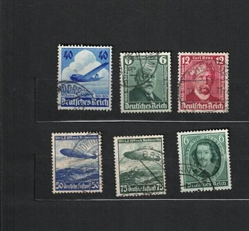 Deutschland Lot- ANK Nr,603-608 oo
