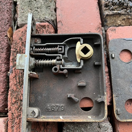 VTG Antique SARGENT Mortise Lock DOOR LATCH Mortice Knob 4679 - 5 1/2” x 1” - Picture 4 of 13