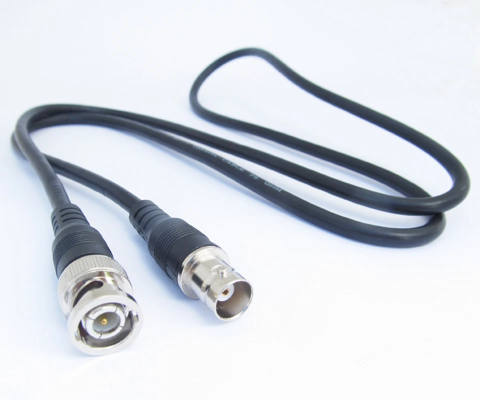 5pcs 1M/3.3FT BNC Male to BNC Female straight crimp RG58 Coax Jumper Test cable - Image 2 of 4