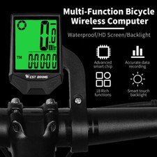 Waterproof Wired LCD Digital Cycle Bike Computer Bicycle Speedometer Odometer