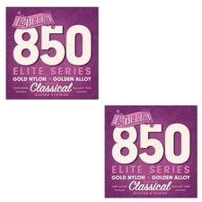 La Bella Guitar Strings 2 Sets Nylon #850 Gold Nylon Elite Golden Classical