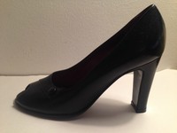 Russell & Bromley Black All Leather Open Toe Shoes Uk 3 1/2 - 36.5 Russell & Bromley Black All Leather Open Toe Shoes Uk 3 1/2 - 36.5