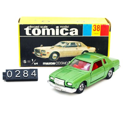 New Tomica 38 Mazda Cosmo L Limited Scale 1/64  Made in Japan Tomy Diecast