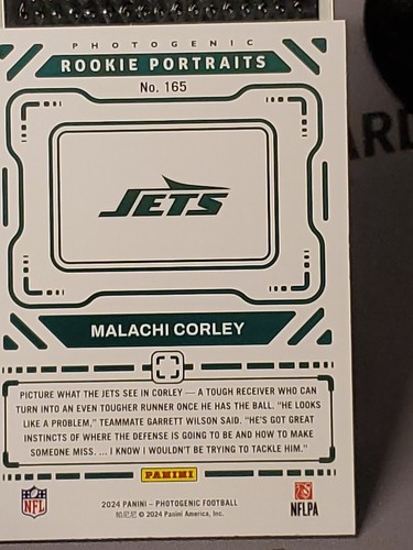 2024 Photogenic rookie portrait Blue Malachi Corley /99 - Picture 10 of 10