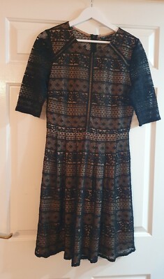 Myleene Klass Black / Blush Dress Size 14