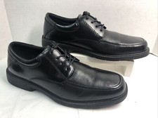 Nunn Bush Mens Oxfords Size 9.5 M Black Leather Man made 104 B