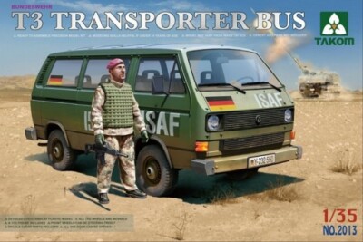 Takom TAO2013 1/35 Bundeswehr T3 Transporter Bus w/Figure