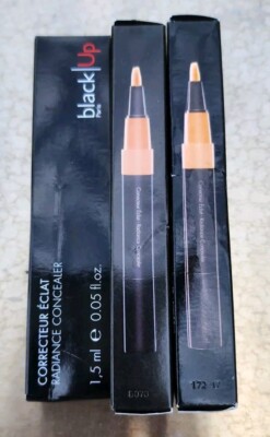 Lot Of 3 NEW Black Up Radiance Peptide Concealer, Brighten And Tighten, NCOS 05