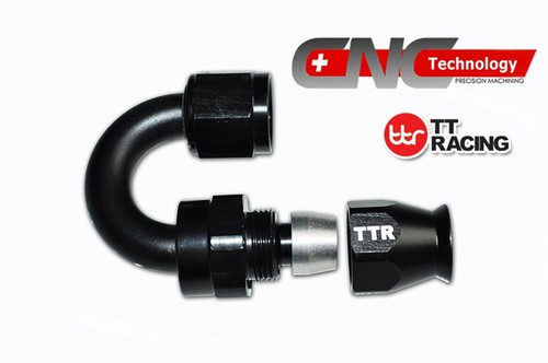 Aluminium PTFE Hose End Brake Teflon Adaptor Swivel Set of 10 Fittings Kit RED - Picture 6 of 13
