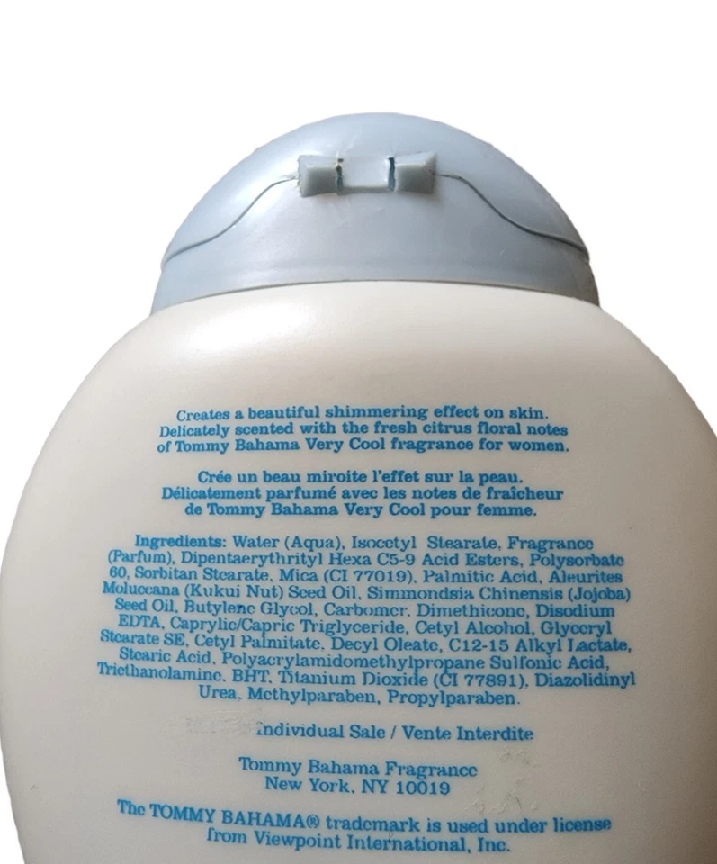LOCIÓN CORPORAL BRILLANTE MUY COOL TOMMY BAHAMA 5 OZ. NUEVO Foto 3 de 4