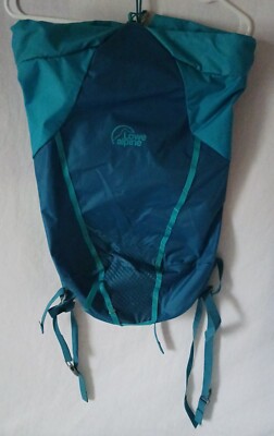Lowe Alpine Fuse 20 Litre Turquoise Blue Daysack Hiking Backpack Camping EUC