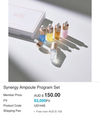 Atomy Synergy Ampoule Program Set