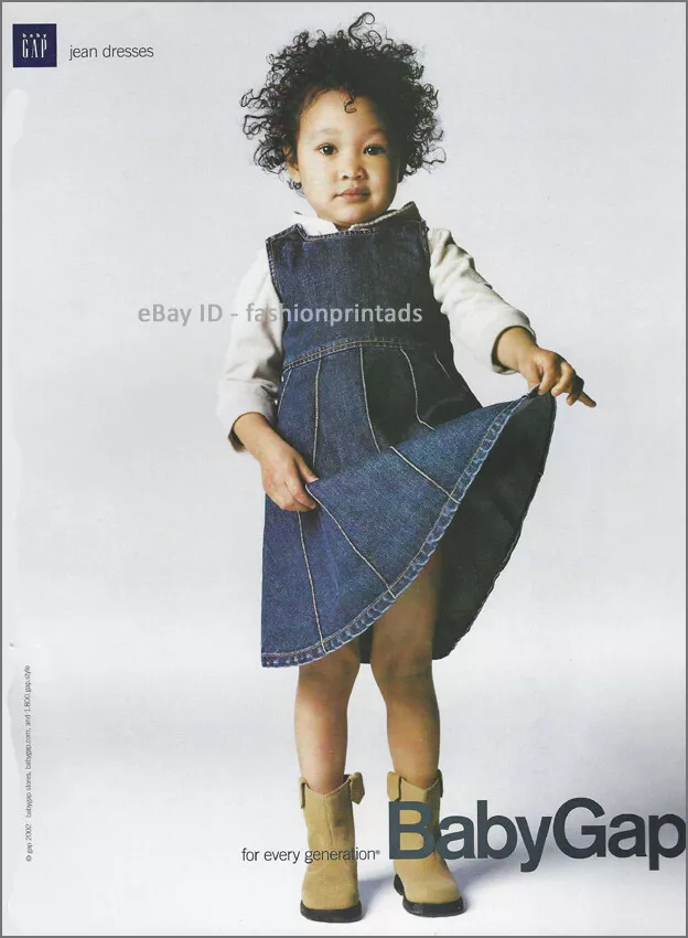 Baby GAP 1 Page Magazine PRINT AD Fall 2002 cute little girl eBay