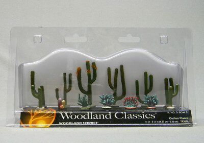 WOODLAND SCENICS CACTUS PLANTS DESERT 13 PCS ALL GAUGES tree TR3600 WDS3600 NEW