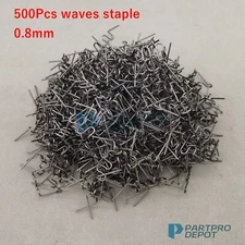 500Pcs For Plastic Welder Gun Car Bumper Fender Hot Stapler Staples Repair Kit