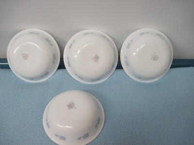 'Corelle Corning Cereal Soup Bowls Friendship Pattern Set of 4