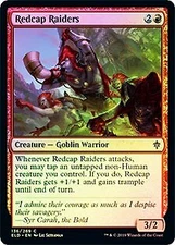 Redcap Raiders FOIL Throne of Eldraine NM Red Common MAGIC MTG CARD ABUGames