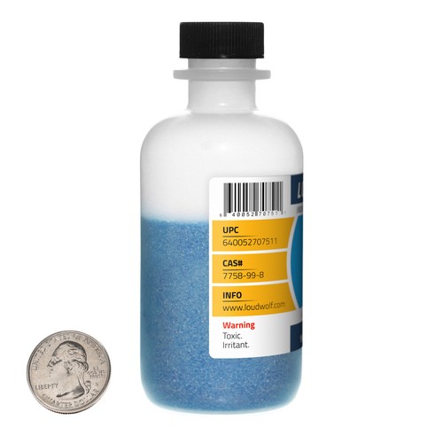 Copper Sulfate / 4 Ounce Bottle / 99.7% Pure Reagent Grade / Dry Powder / USA - Picture 2 of 4