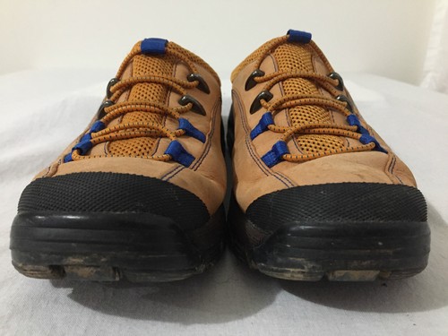 Zapatos sin cordones Cole Haan apagados marrón arena/ocre gamuza y malla talla 6B - Imagen 2 de 12