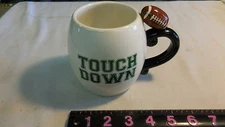 Touch Down Football Hot Chocolate Coffee Cup Mug Ceramic 
