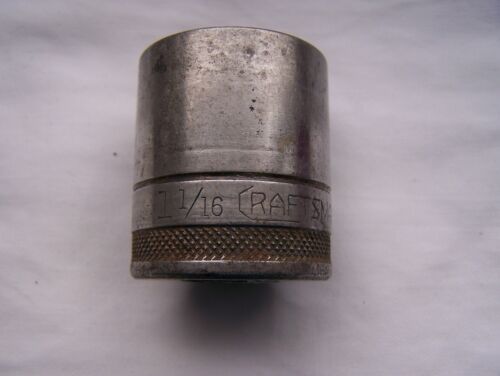 Vintage Craftsman 1-1/16" BE socket, 1/2" drive, 12-point,