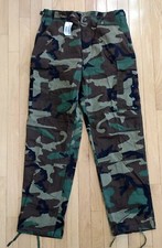 NEW USGI Military BDU Woodland Camo Nylon Cotton Ripstop USA Pants