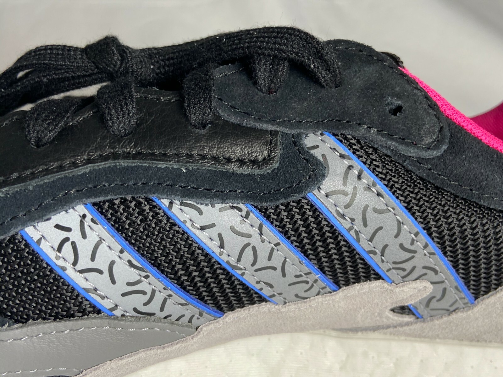 Adidas Originals Tresc Run Boost Men's Running Shoes Black Pink Blue EG5023 NEW