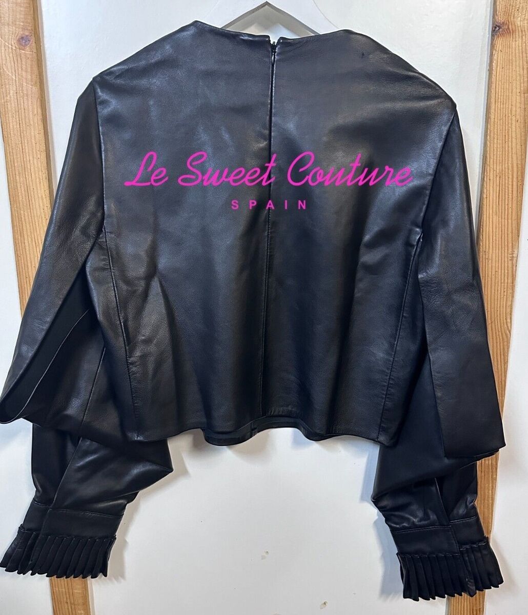 ZARA WOMAN NWT FW24 LEATHER TOP X STEFANO PILATI BLACK SHIRT ZARA WOMAN NWT FW24 LEATHER TOP X STEFANO PILATI BLACK SHIRT