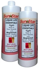 Liquid Multivitamin - Night Vitamins - 32oz - Strawberry Banana (2 PACK)