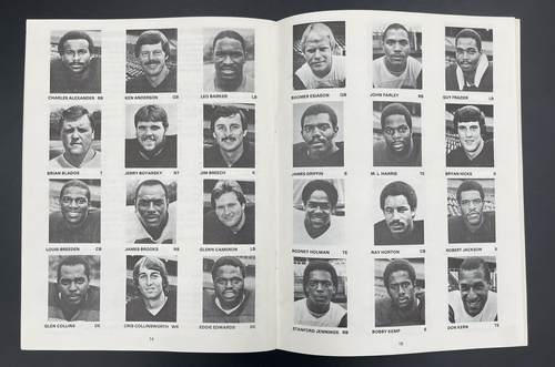 CINCINNATI BENGALS 1985 FOOTBALL SUMMER CAMP PROGRAM Wilmington College VINTAGE - Picture 5 of 9