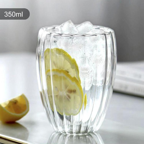 *Vasos aislantes de doble pared taza térmica de vidrio de café taza de té 250/350/450 ml - Imagen 7 de 19