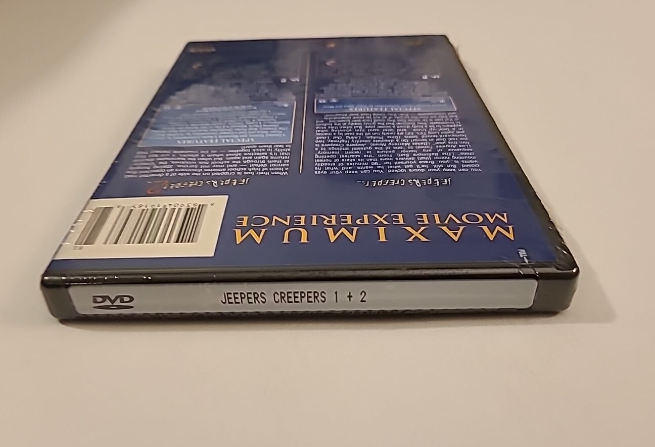 Jeepers Creepers 1 & 2 MGM Double Feature NEW Sealed DVD Horror Deleted