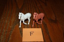Two Vintage MPC 54mm Western, Farm, and Work Horses F - Auburn, Marx, Stuart