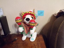 Animated Mariachi Chihuahua Puppy Fluffy Toy with Music by Hug me