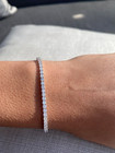 Diamond Tennis Bracelet For Women's Bridal 14k White Gold 3.2Ct Round Lab Grown