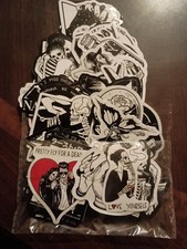 Gothic Stickers 100PCS Cool Pack for Teens, Vinyl Punk Gothic Stickers