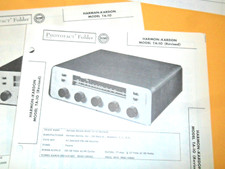 HARMAN-KARDON Model TA-10 AM FM Receiver - Schematic  Data  - SAMS PHOTOFACTS