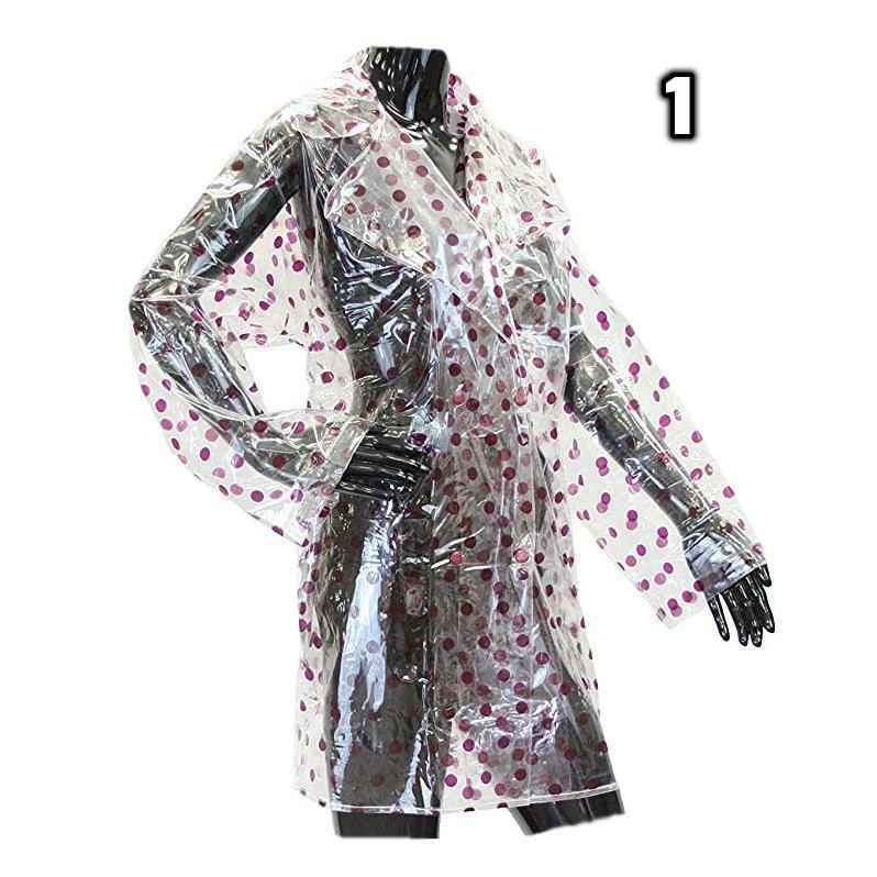 Clear rain top mac womens