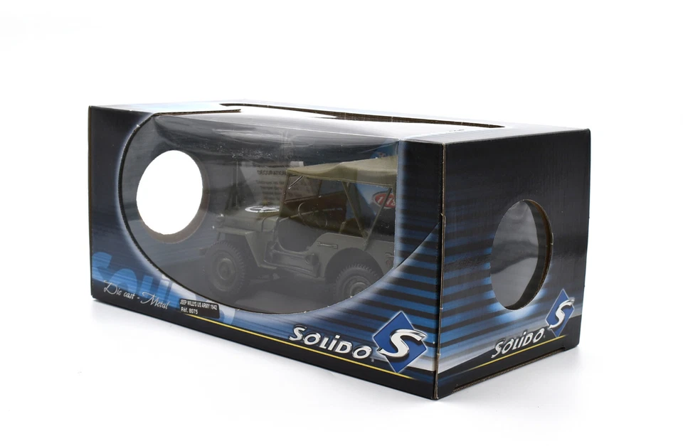 Solido Jeep Willys US Army 1942 Ref 8075 Metal 1:18e - Image 3 of 4