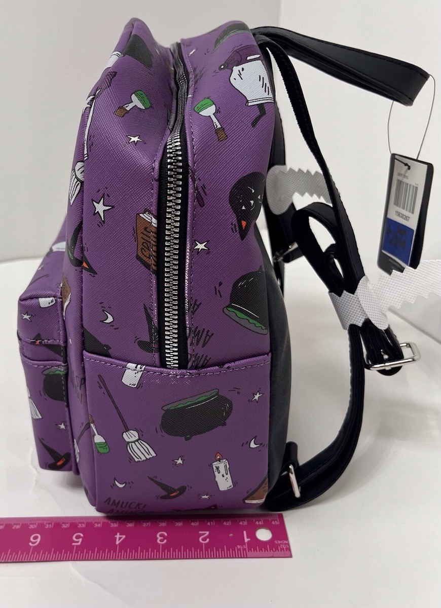 Bioworld Disney Hocus Pocus Icons Mini Backpack Purple NWT Bioworld Disney Hocus Pocus Icons Sanderson | Mercari main image 4