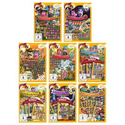 Laruaville 1 2 3 4 5 6 7 8 9 10 11 12 13 14 PC DVD Match 3 Gewinnt Spiel NEU&OVP