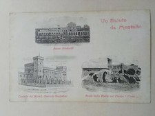 CARTOLINA MONTALTO DI CASTRO LAZIO SERRA SINIBALDI FIORA PAESAGGISTICA ANIMATA 