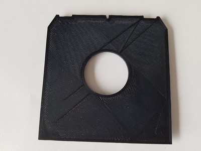 Objektivplatine für Linhof Master Technika 4x5 Copal Compur Prontor #1 Mittelloch