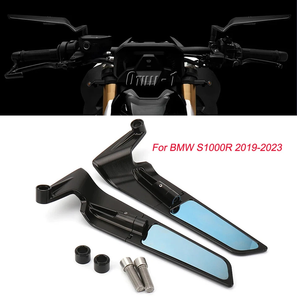 Rear View Mirrors Rearview Side Mirrors For BMW S1000R 14-24/F900R 2019-2022 - Image 2 of 4